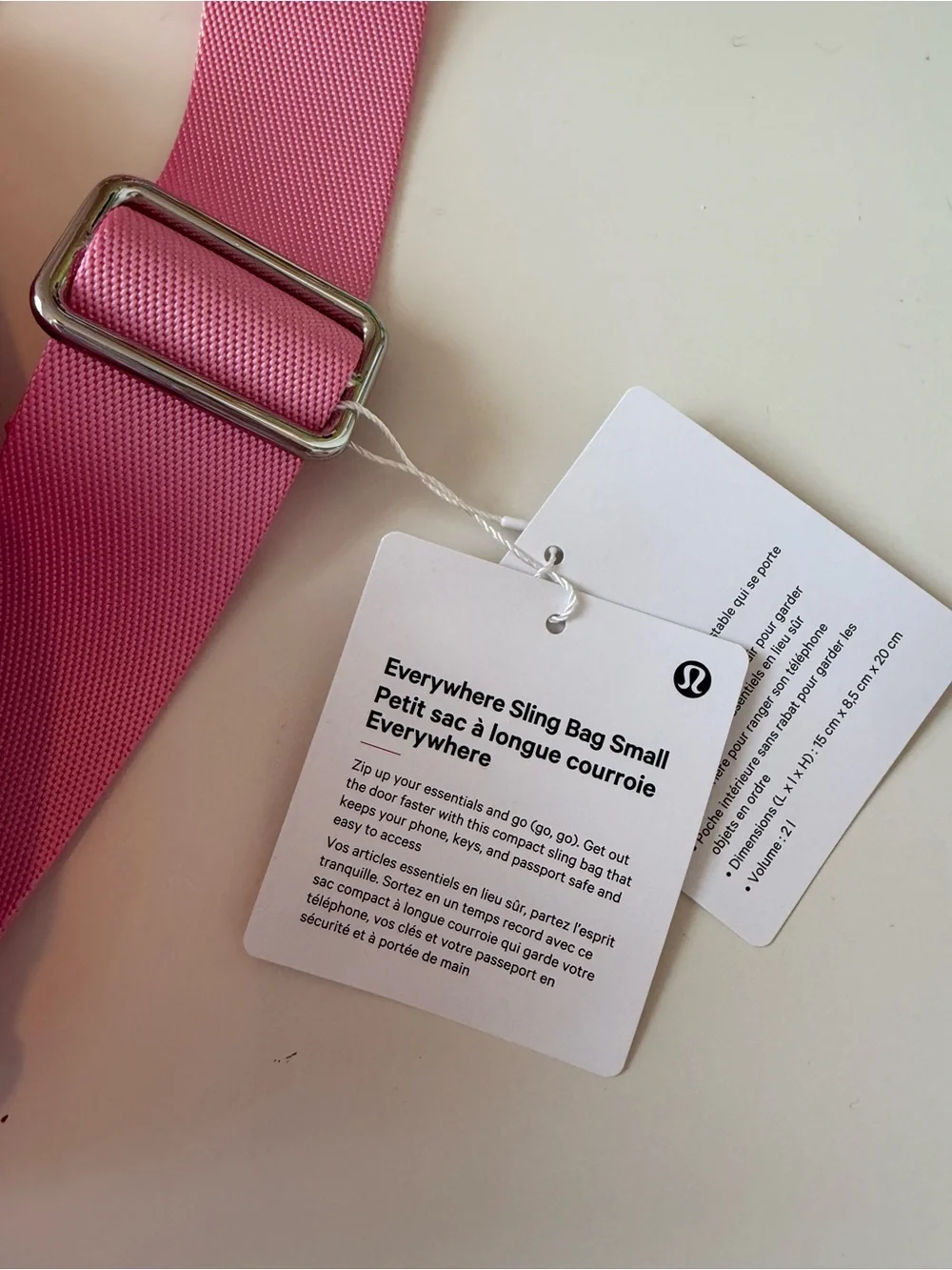 lululemon athletica Pink Tie-Dye Kids Sling Crossbody Bag